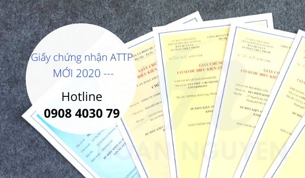 Xin giấy chứng nhận an toàn thực phẩm cho quán ăn 2020 Xin giấy chứng nhận an toàn thực phẩm cho quán ăn 2020