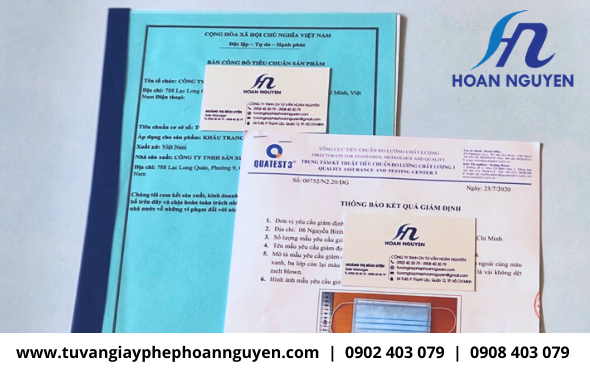 Dịch vụ TRỌN GÓI kiểm nghiệm công bố khẩu trang y tế 