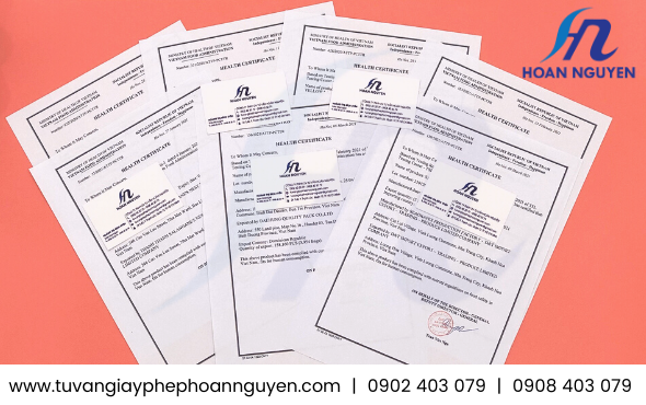 Giấy chứng nhận y tế thực phẩm xuất khẩu Giấy chứng nhận y tế thực phẩm xuất khẩu