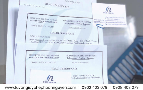 Mẫu giấy chứng nhận y tế thực phẩm xuất khẩu Mẫu giấy chứng nhận y tế thực phẩm xuất khẩu