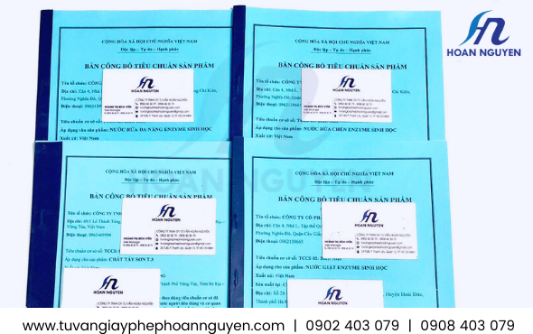 Công bố chất lượng sản phẩm tẩy rửa hữu cơ