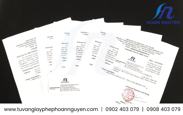 Giấy phép lưu hành tự do CFS cà phê bột (cà phê rang xay) 