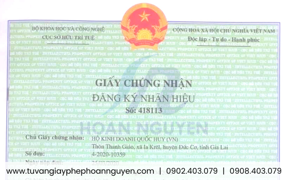 Bảo hộ nhãn hiệu chất tẩy rửa bồn cầu và nhà tắm NHANH TOÀN QUỐC