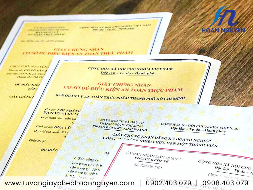 Giấy phép cho cửa hàng thức ăn nhanh – Hoàn Nguyên xin cấp nhanh trọn bộ Giấy phép cho cửa hàng thức ăn nhanh – Hoàn Nguyên xin cấp nhanh trọn bộ
