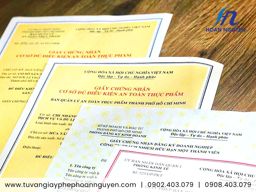 Giấy phép cho cơ sở chế biến suất ăn sẵn - Hoàn Nguyên xin cấp nhanh trọn bộ Giấy phép cho cơ sở chế biến suất ăn sẵn - Hoàn Nguyên xin cấp nhanh trọn bộ