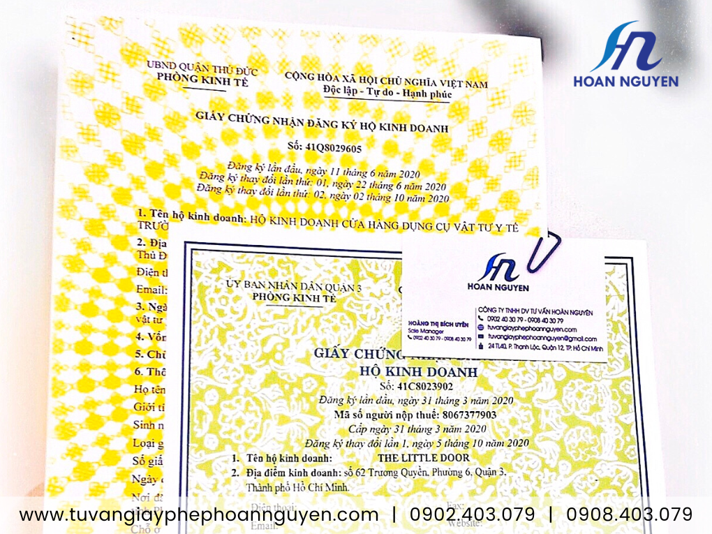Hoàn Nguyên làm nhanh giấy phép hộ kinh doanh Quận 7 Hoàn Nguyên làm nhanh giấy phép hộ kinh doanh Quận 7