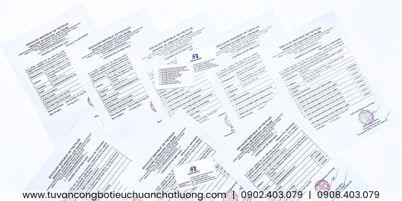 Dịch vụ làm giấy lưu hành tự do xuất khẩu thực phẩm tại Quận 5 (Ảnh: HOÀN NGUYÊN) Dịch vụ làm giấy lưu hành tự do xuất khẩu thực phẩm tại Quận 5 (Ảnh: HOÀN NGUYÊN)