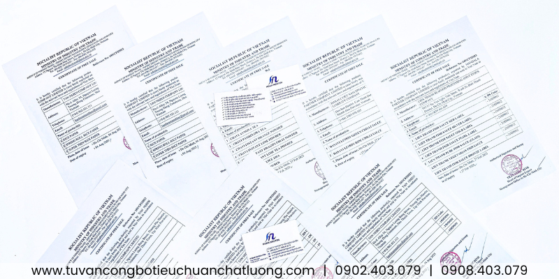 Dịch vụ làm giấy lưu hành tự do xuất khẩu thực phẩm tại Tiền Giang (Ảnh: HOÀN NGUYÊN) Dịch vụ làm giấy lưu hành tự do xuất khẩu thực phẩm tại Tiền Giang (Ảnh: HOÀN NGUYÊN)