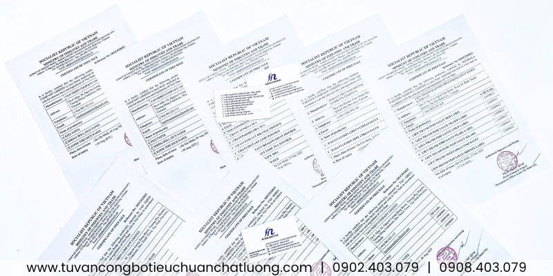 Dịch vụ làm giấy lưu hành tự do xuất khẩu thực phẩm tại Trà Vinh (Ảnh: HOÀN NGUYÊN) Dịch vụ làm giấy lưu hành tự do xuất khẩu thực phẩm tại Trà Vinh (Ảnh: HOÀN NGUYÊN)